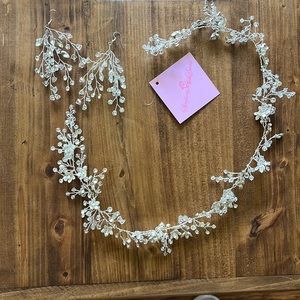 Bridal Headpiece & Earrings